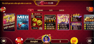 Giới thiệu game Man Slots tại cổng game Manclub